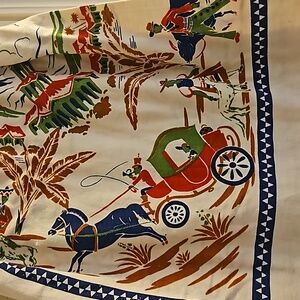 1950's Vintage Mexican Tablecloth, excellent condition